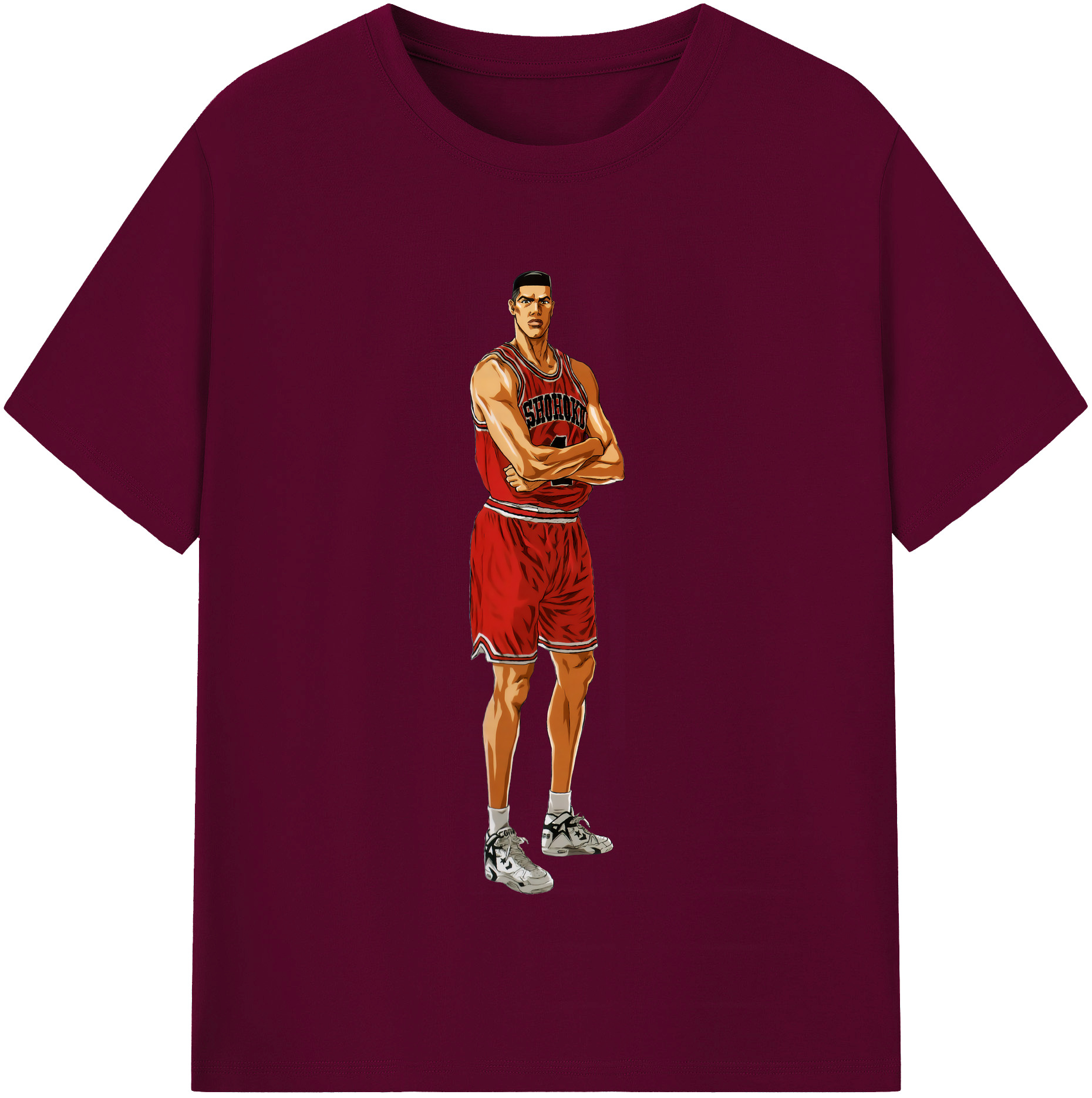 （画像用） SLAM DUNK／スラムダンク レディースカジュアルプリントTシャツ（綿100％）